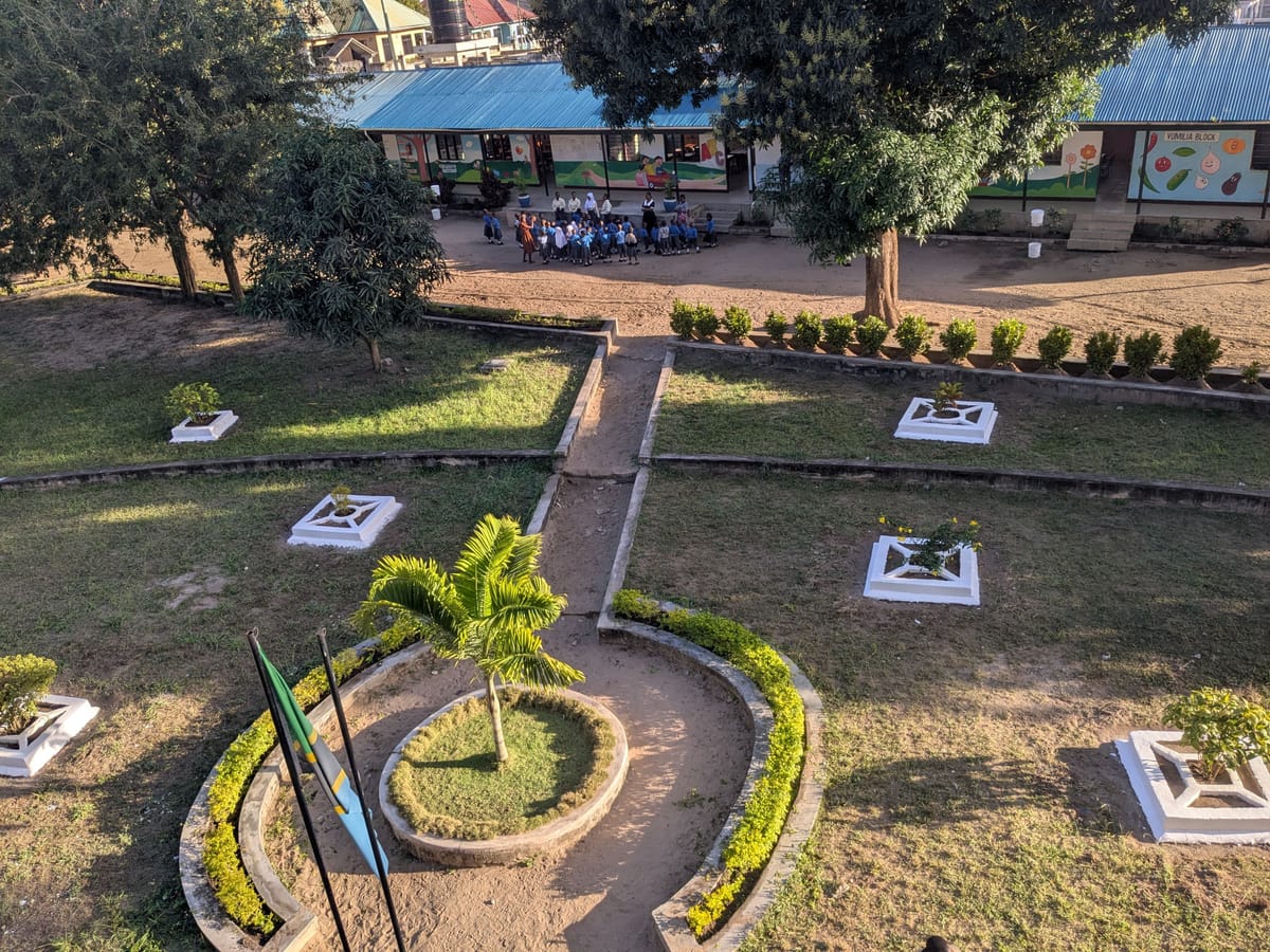 Garden from above
