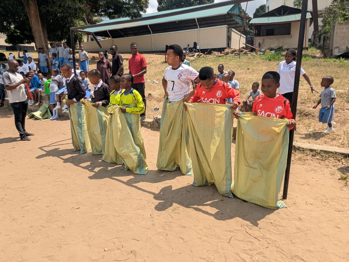 Sack race